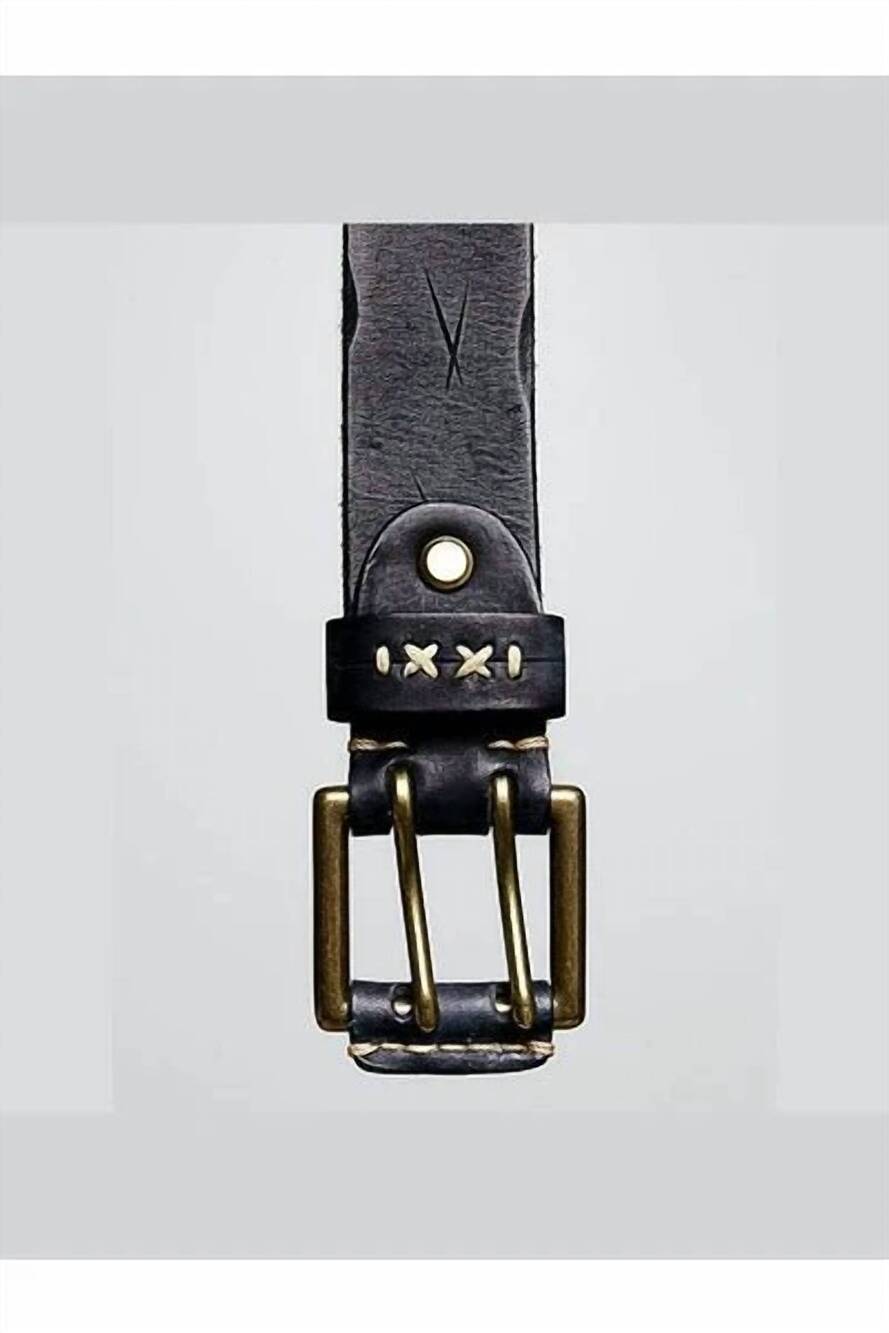 NEW POL women's night trail leather belt in black - Picture 4 of 4